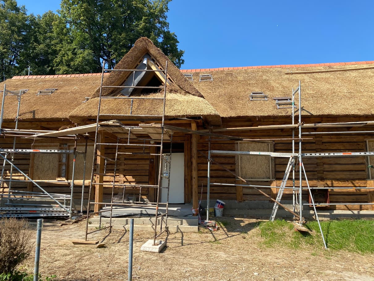 New thatched roof